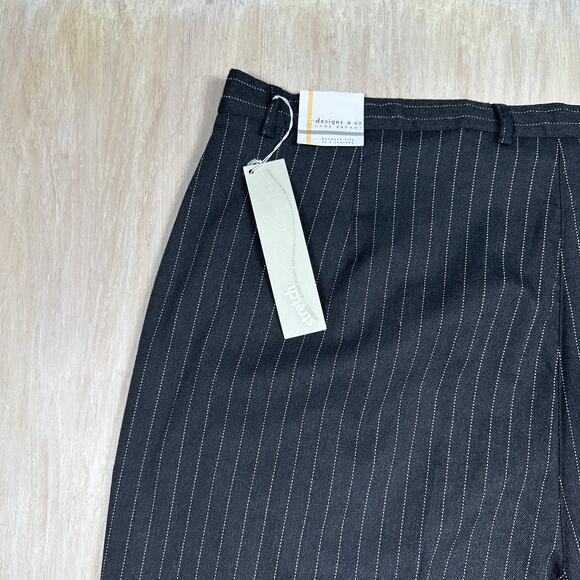NWT Lane Bryant Designs & Co Pinstripe Stretch Dress Pants Business Career 24 - Picture 12 of 12